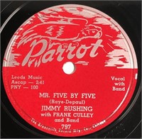 Jimmy Rushing Blues 78 Parrot 797 “Clothes Pin