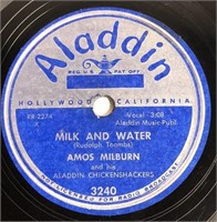 Amos Milburn R&B 78 Aladdin 3240 Milk & Water