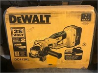 Dewalt Cordless Grinder, 4 1/2”,