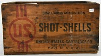 Vintage US Small Arms Ammunition Wood Crate