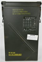 Large Heavy Duty Military Metal Ammunition Can