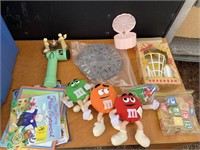 Wood Blocks, M&M Toys, Children's Books, Etc.