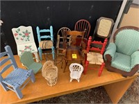Mini Doll Chairs