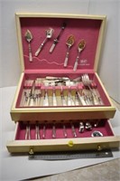 Rodgers Bros Sterling Cutlery Set with Mother Of