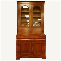 Furniture Large Vintage Secretary Cabinet Desk