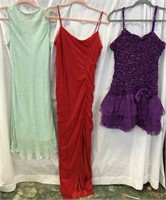 Trio of Women's dresses & gowns