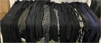 Large collection of women's tights