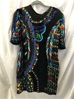 TANCHHO 100% Silk Beaded Dress