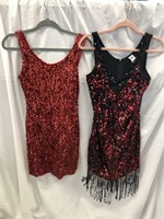 Ladies in Red Cocktail Dresses - Size Medium