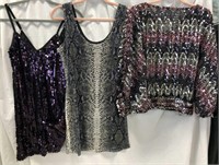 Sequin Top and Cocktail Dresses
