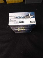 50rds Independence 9mm Luger 115gr