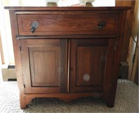 Victorian Pine and Poplar single drawer over