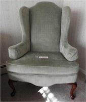 Highland House of Hickory green upholstered Queen