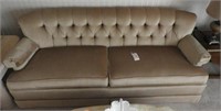 Hallagan Mfg. tufted back two cushion sofa 78"