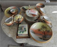 Noritake 28pc Japanese hand painted and gold