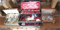 (3) Jewelry boxes and contents: necklaces,