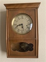 ANTIQUE GERMAN WALL OR TABLE CLOCK WORKS 20" TALL