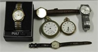 Hamilton Gold plated pocket watch, Elgin Watch