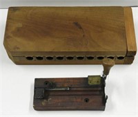The Miller Double Cincinnati Ohio wooden model