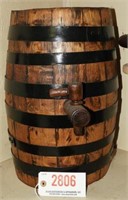 Wooden keg with spigot 16”
