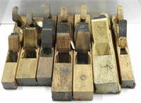 (7) larger model wooden hand planes: Gager,