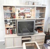 Entertainment Center and contents to include: