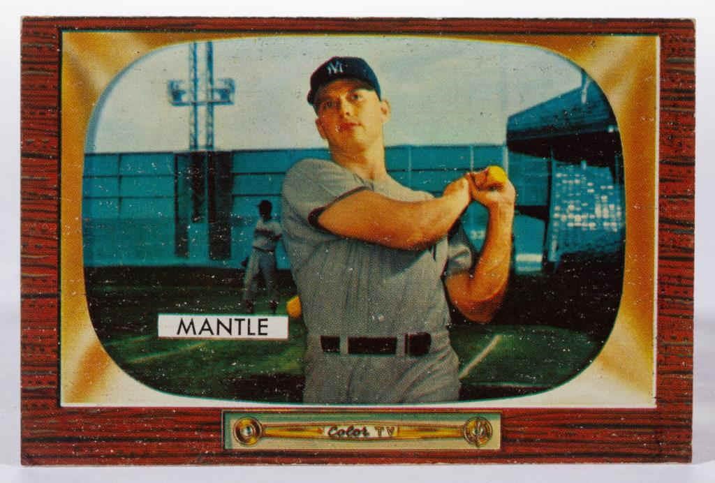 1955 Bowman Mickey Mantle #202