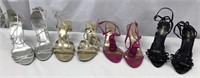 4 Pair of Strappy Sandals - Size 6