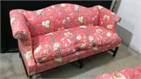 Pink Floral Sofa Loveseat R17B
