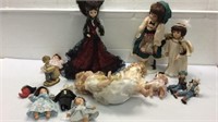 Ten Vintage Dolls & More K14D