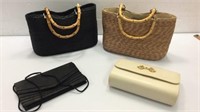 A collection of four Vintage Purses K13B