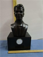 Ronald Reagan Bust with Commemorative Coin
