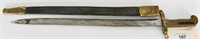 Civil War Model 1855 Saber Bayonet With Scabbard