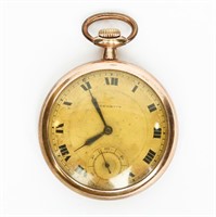 Gallet & Co. Open Face 21 Jewel Pocket Watch