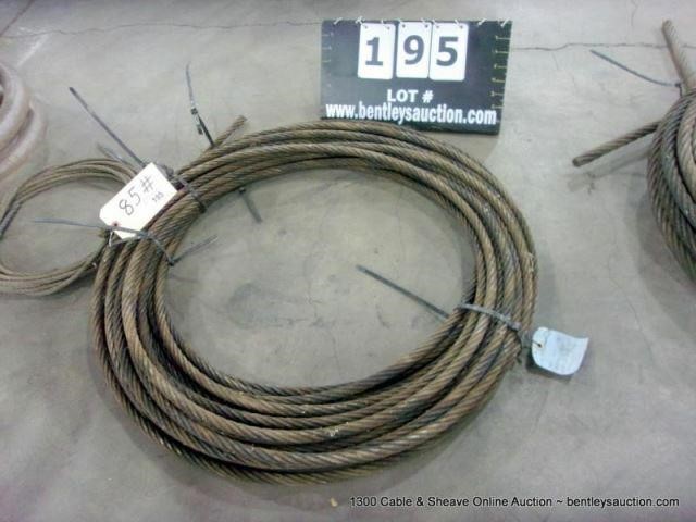 1300 Cable & Sheave Online Auction, January 19, 2021