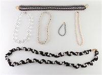 Assorted Beaded Necklaces & Bracelet, 6
