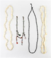 Misc. Shell & Beaded Necklaces, 4