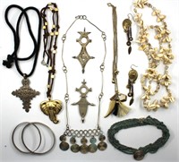 Ethnographic Assorted Mixed-Metal Jewelry, 11