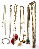 Assorted Mixed Metal Jewelry, Incl. Sterling, 7