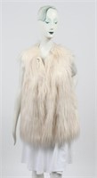 Rhie Faux Fur Long Vest