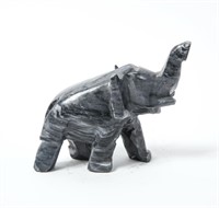 Carved Hardstone Figure Of An Elephant