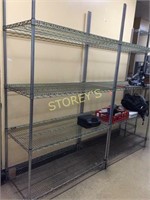 4 Tier Metro Rack - 4' x 2' x 87