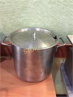 S/S Induction Ready Stock Pot w/ Lid