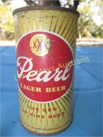 Pearl Beer Vintage Texas Steel Can