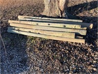 White Pine Fence Post 4" & 6" Diameter and