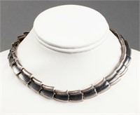 Enrique Ledesma Taxco Silver Link Collar Necklace
