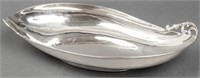 Mexican Sterling Silver Modern Lobed Serving Dish