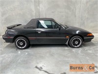 1992 Ford Capri Convertible Black