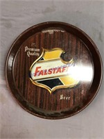 Falstaff beer tray, 13"