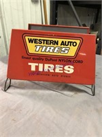 Western Auto Tires tire stand